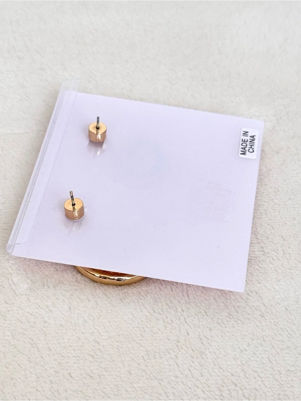 Frasier Sterling 14K Gold Plated Swirl Statement Stud Earrings w/ Cubic Zirconia